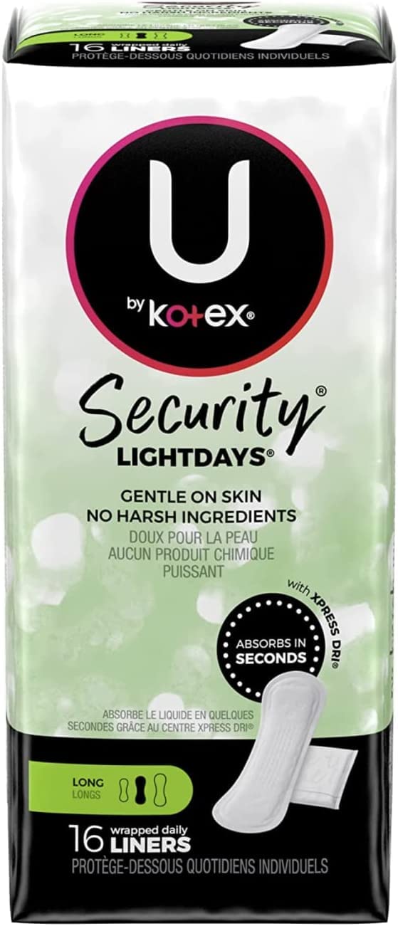 Caja de Kotex Natural Balance, diseño sencillo para uso diario.