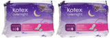 Kotex Noche Ultra Delgada con Alas muestra máxima cobertura para dormir sin preocupaciones.