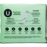 Kotex toallas femeninas protección ultra delgada, cobertura alargada para mayor seguridad.