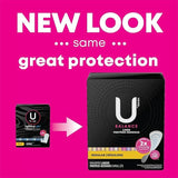 Protector diario absorbente delgado de Kotex U Lightdays Plus para uso diario