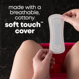 Diseño flexible de Kotex U Lightdays Plus, cómodo para días ligeros