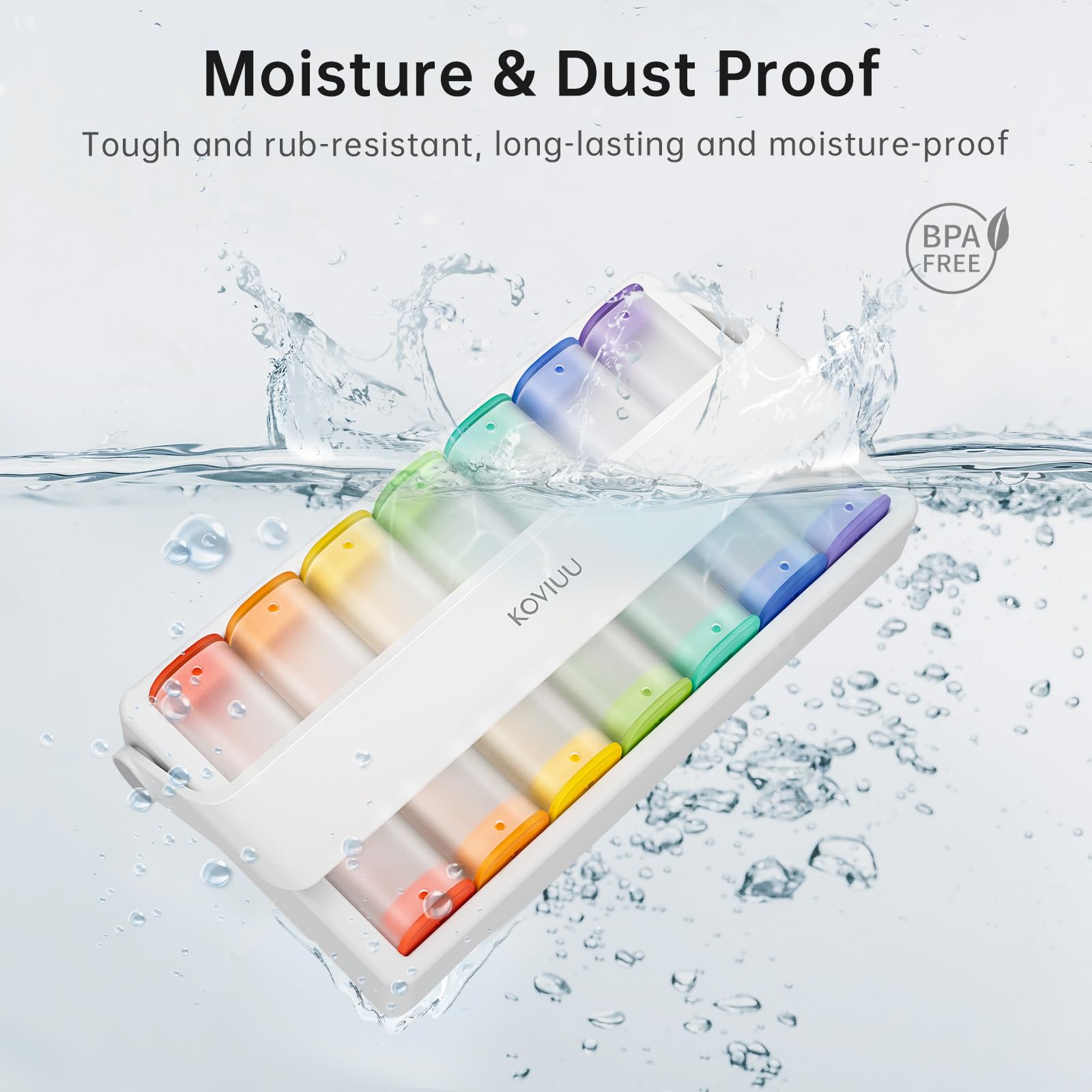 KOVIUU tamaño compacto y portátil ideal para bolsos o maletas.