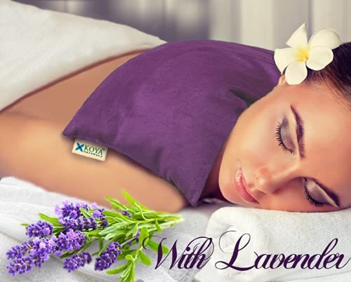 KOYA Naturals almohadilla calor microondas, alivio suave para dolores musculares.