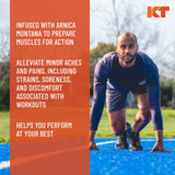 Ingrediente aloe, karité y jojoba en KT Health Activate para piel suave