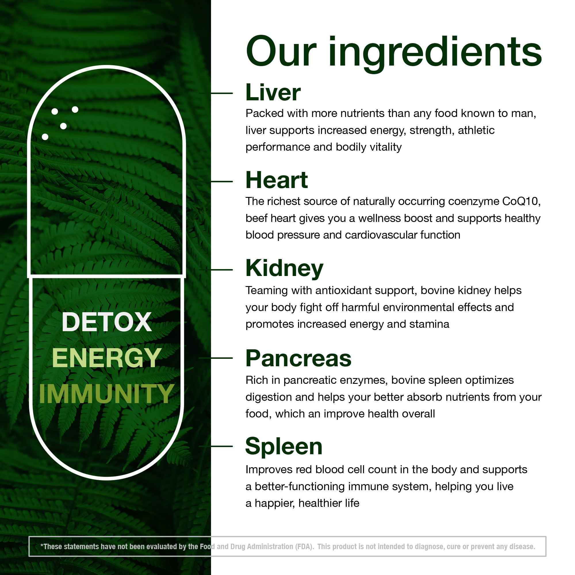 KTD BIOLABS ingredientes clave con vitaminas y minerales para nutrición equilibrada.