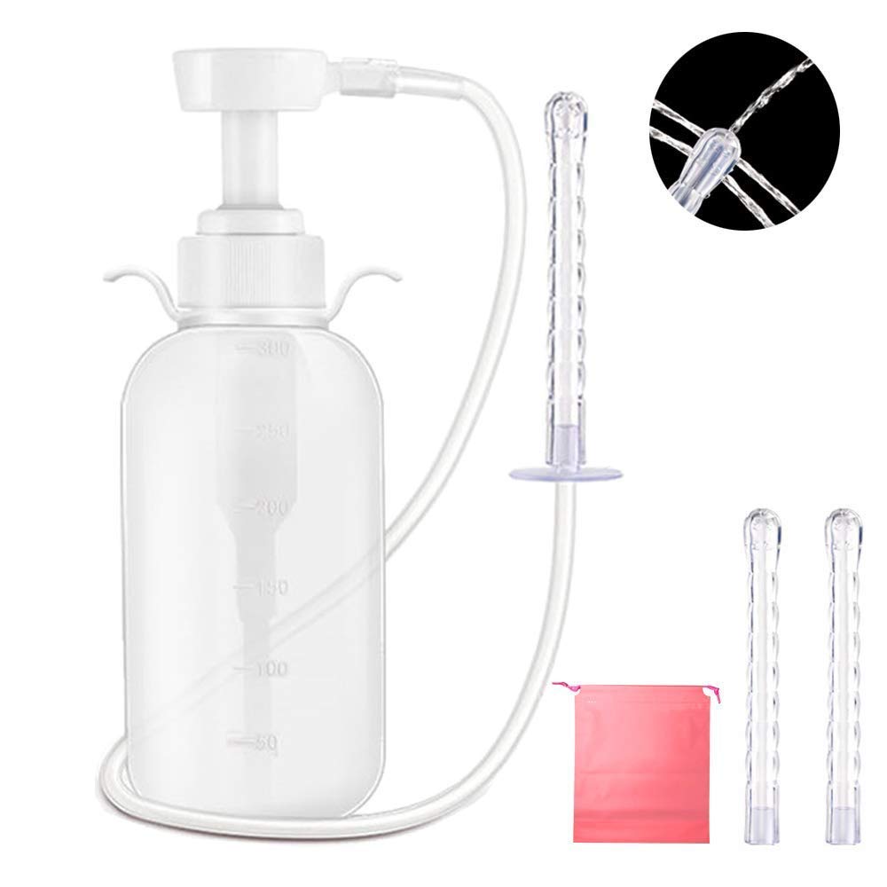 Kueysing botella 300 ml para limpieza vaginal con control de flujo.