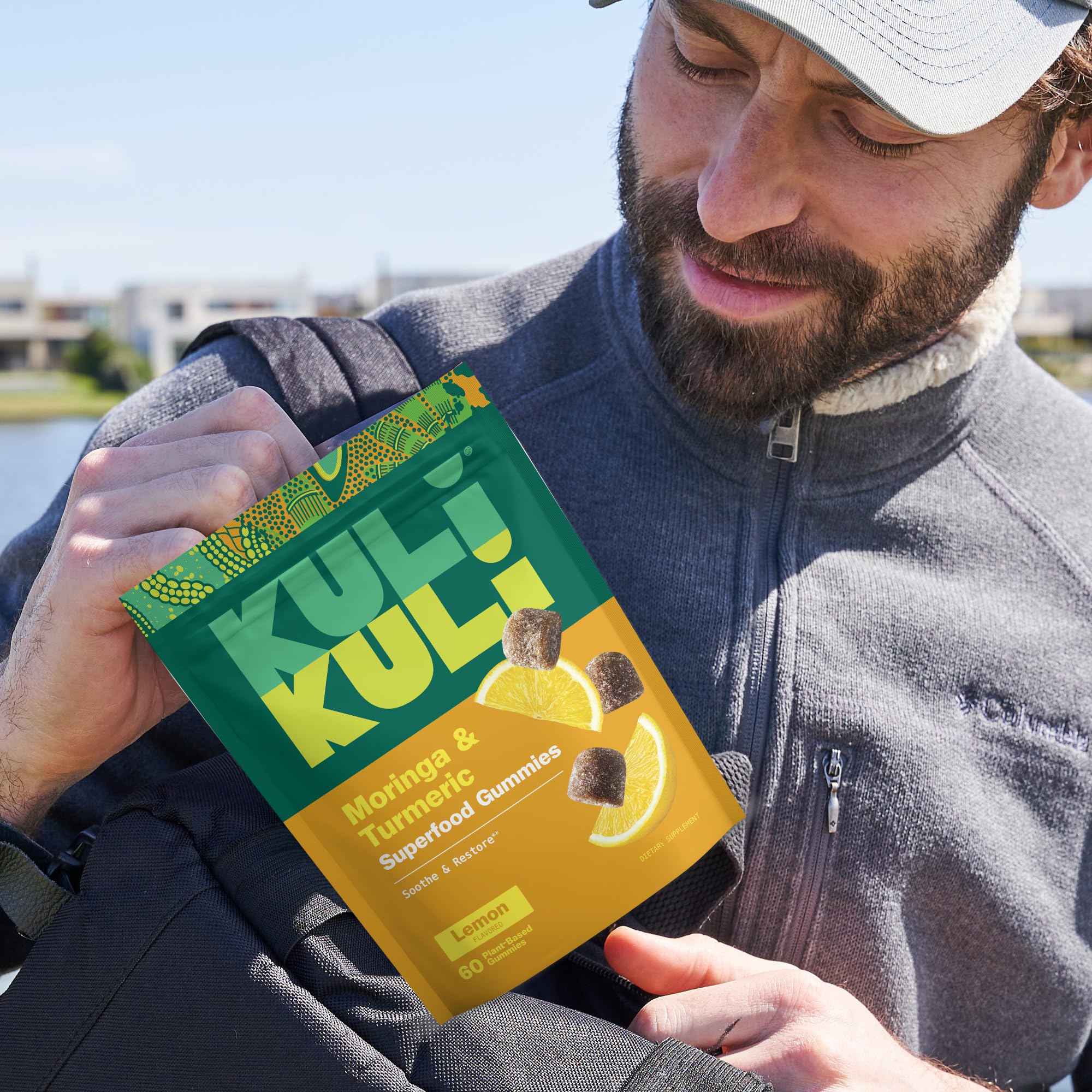 Gominolas Kuli Kuli sabor frambuesa, snack conveniente para energía