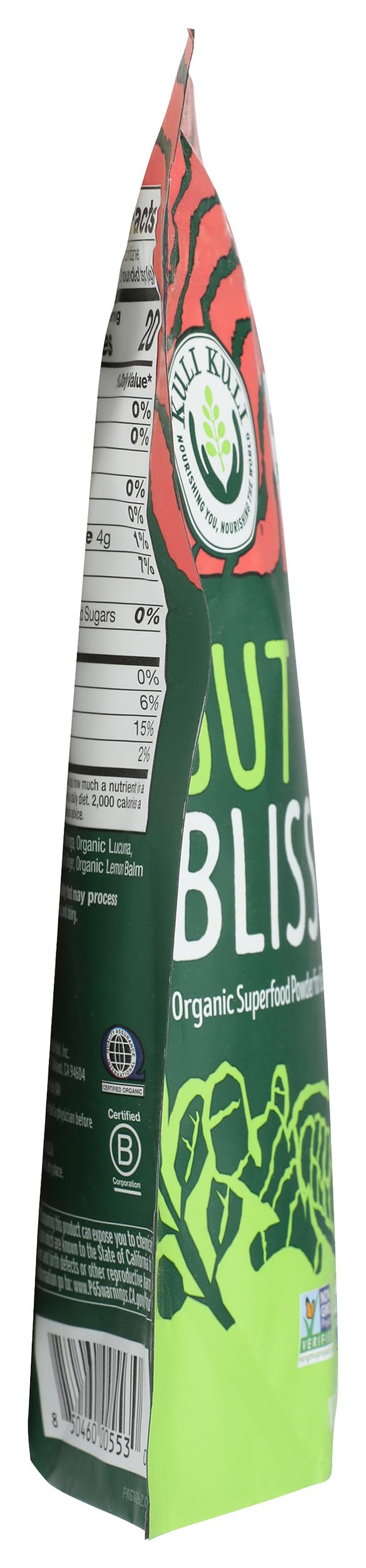 Kuli Kuli Limón Melisa Jengibre calma el estómago