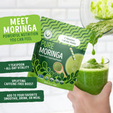 Moringa rica en antioxidantes para un día activo.