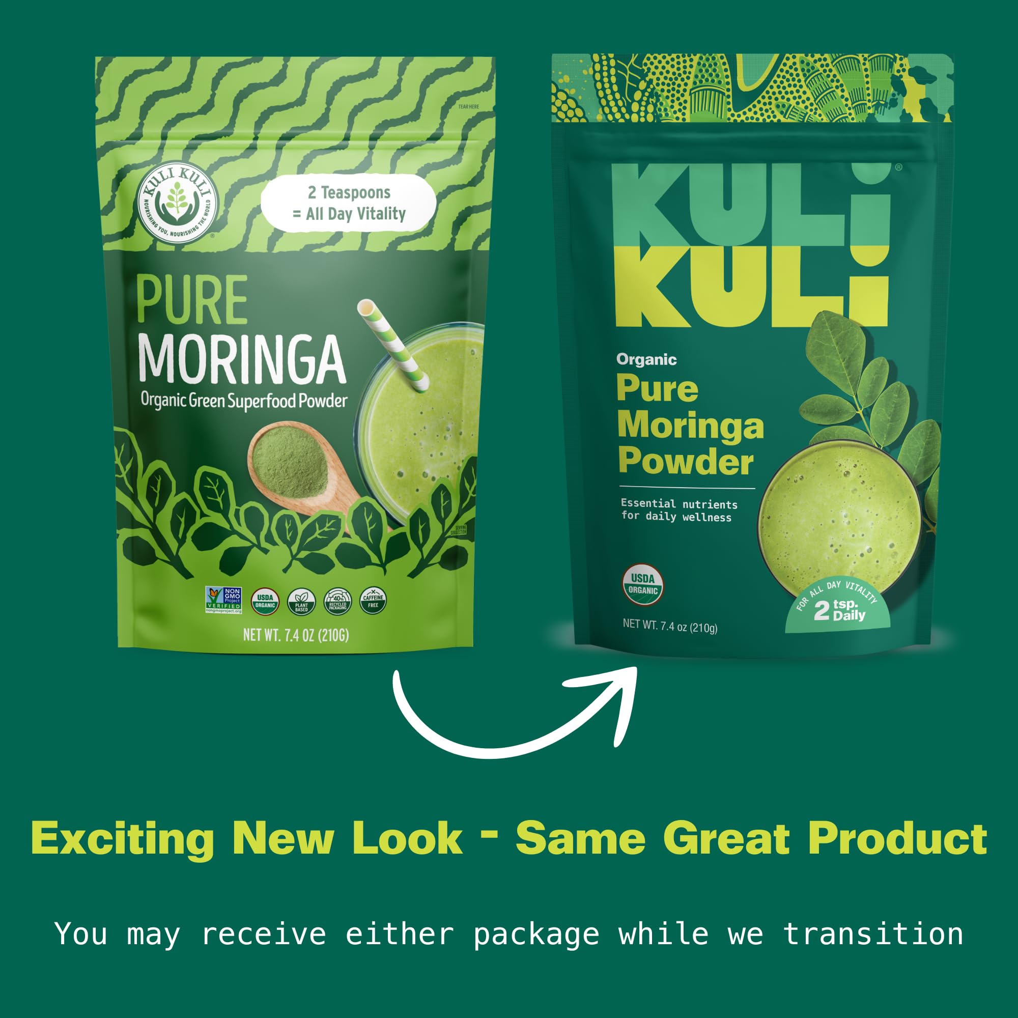 Kuli Kuli Moringa te envasado, ritual reconfortante para noches tranquilas