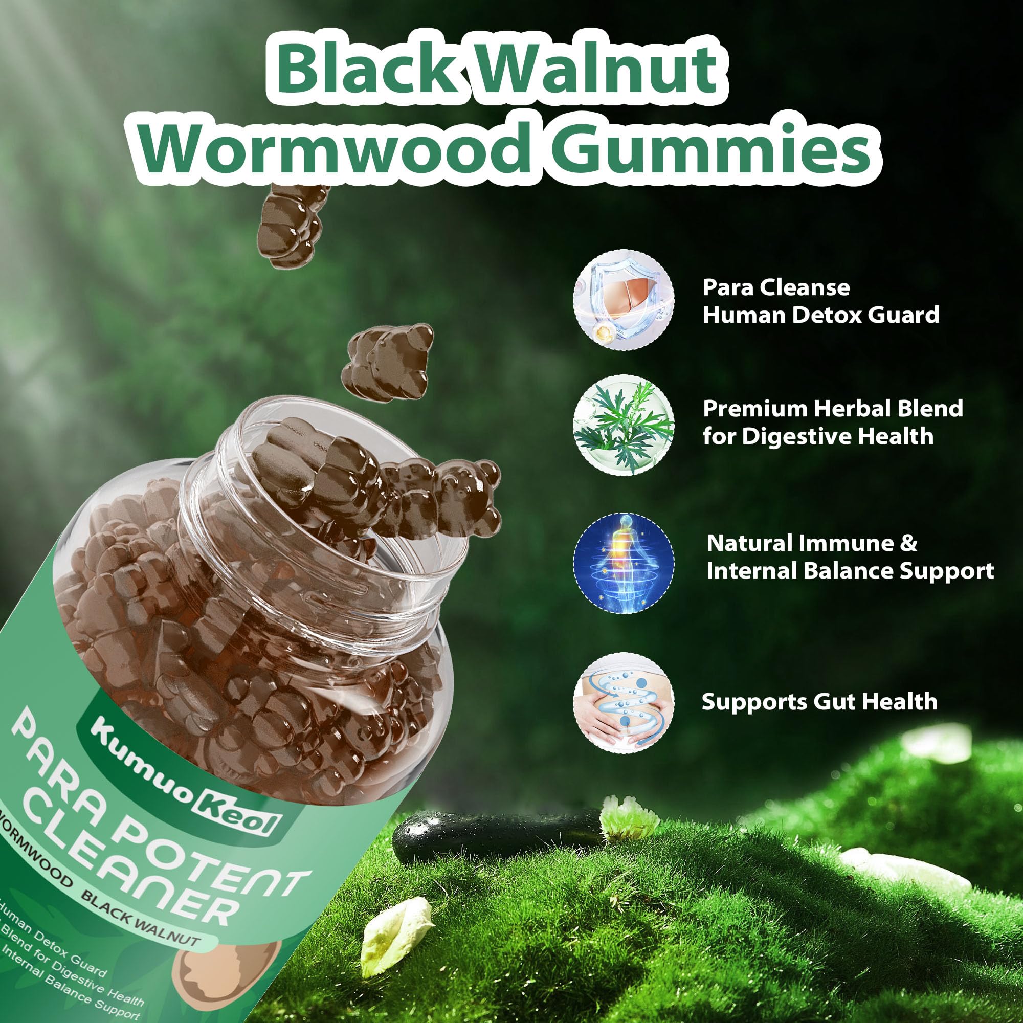 Gomitas digestivas KumuoKeol Detox, sabor agradable y fácil de incorporar
