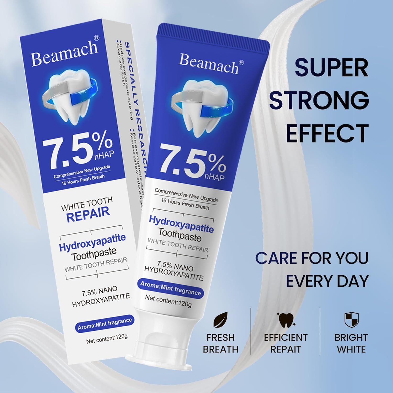 Kunnozz Beamach, blanqueamiento suave para sonrisa natural.
