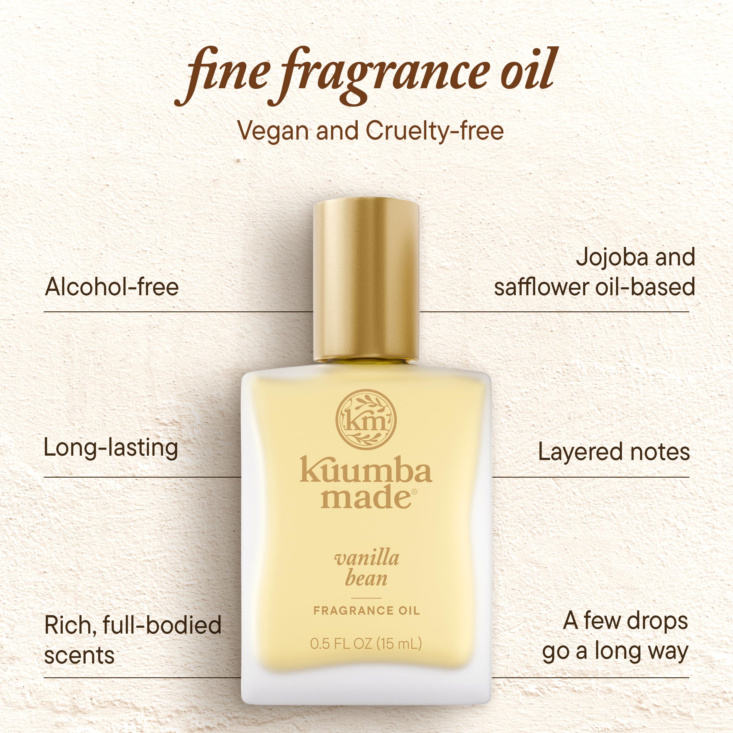 Kuumba Made: ingredientes jojoba y fórmula sin alcohol para piel sensible