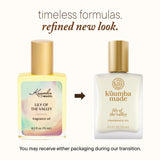 Kuumba Made Lirio de los Valles, etiqueta vegana, refleja compromiso ético y belleza sostenible.