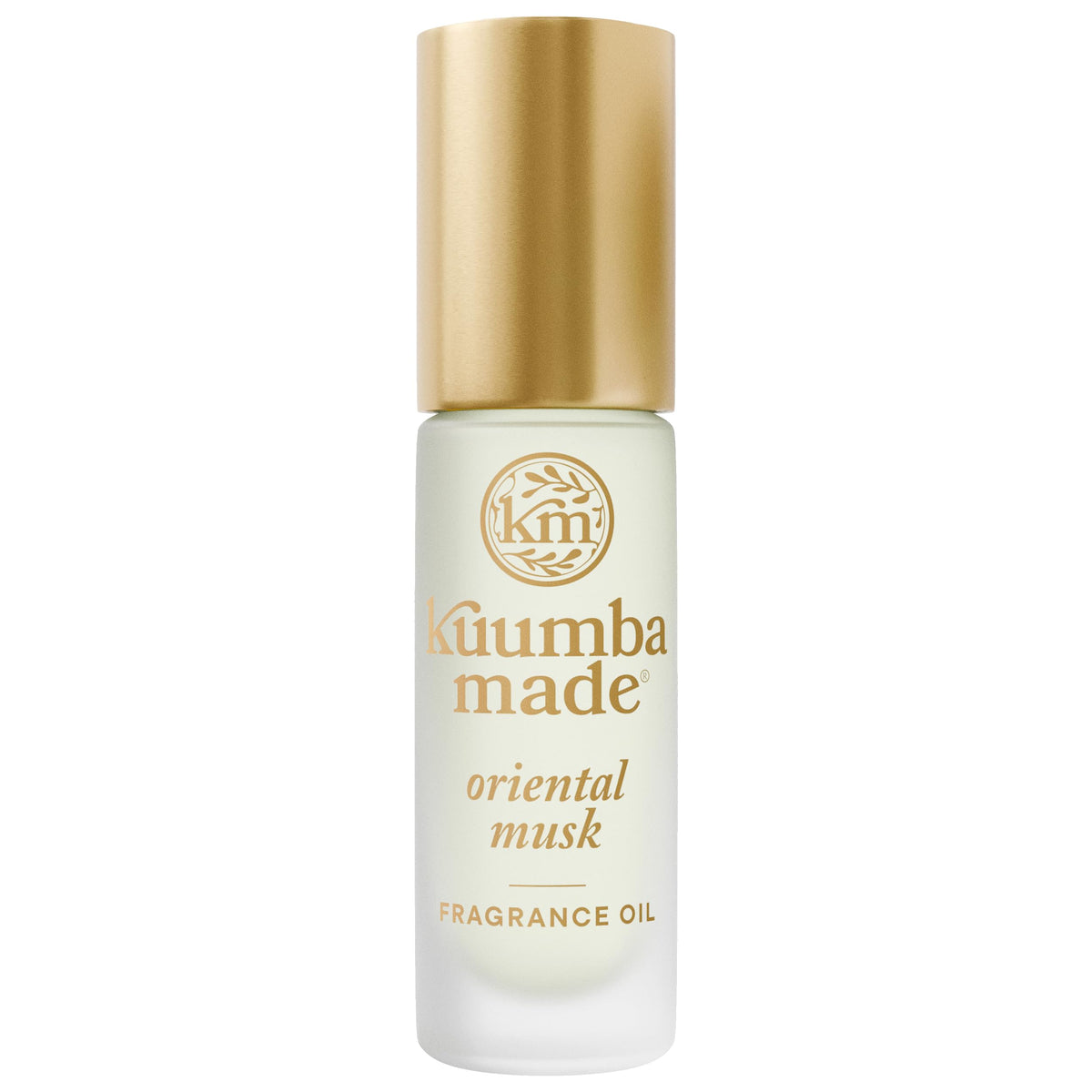 Kuumba Made Oriental Musk: botella de fragancia lista para uso diario.