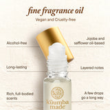 Kuumba Made Oriental Musk: aplicación en puntos de pulso para mayor intensidad.