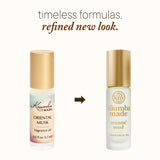Kuumba Made Oriental Musk: aplicación roll-on en la muñeca para retoques.