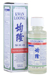 Kwan Loong Aceite Alivio Dolor, botella frontal para uso diario.