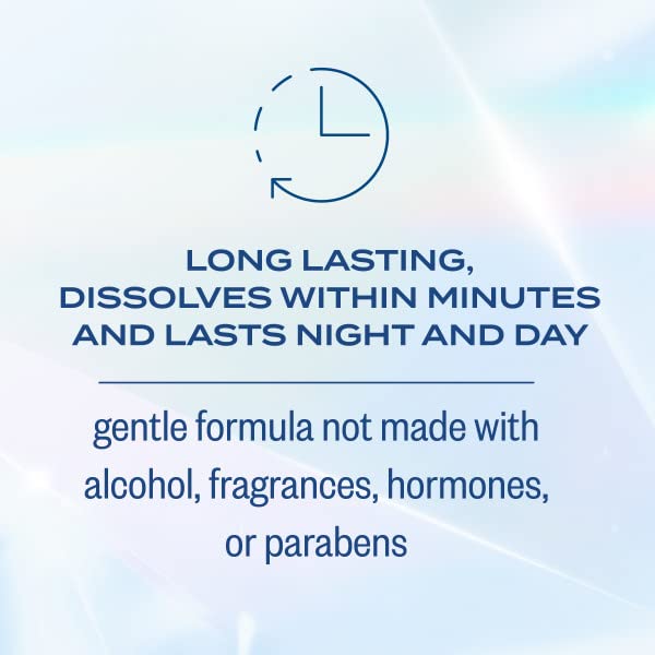 Formula sin alcohol ni fragancias, suave para zonas sensibles.