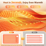Calor de 6 niveles con control fácil de usar.