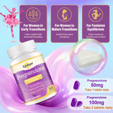 Kynderynl muestra dosis dual de 50 mg o 100 mg para ajustar la ingesta diaria.