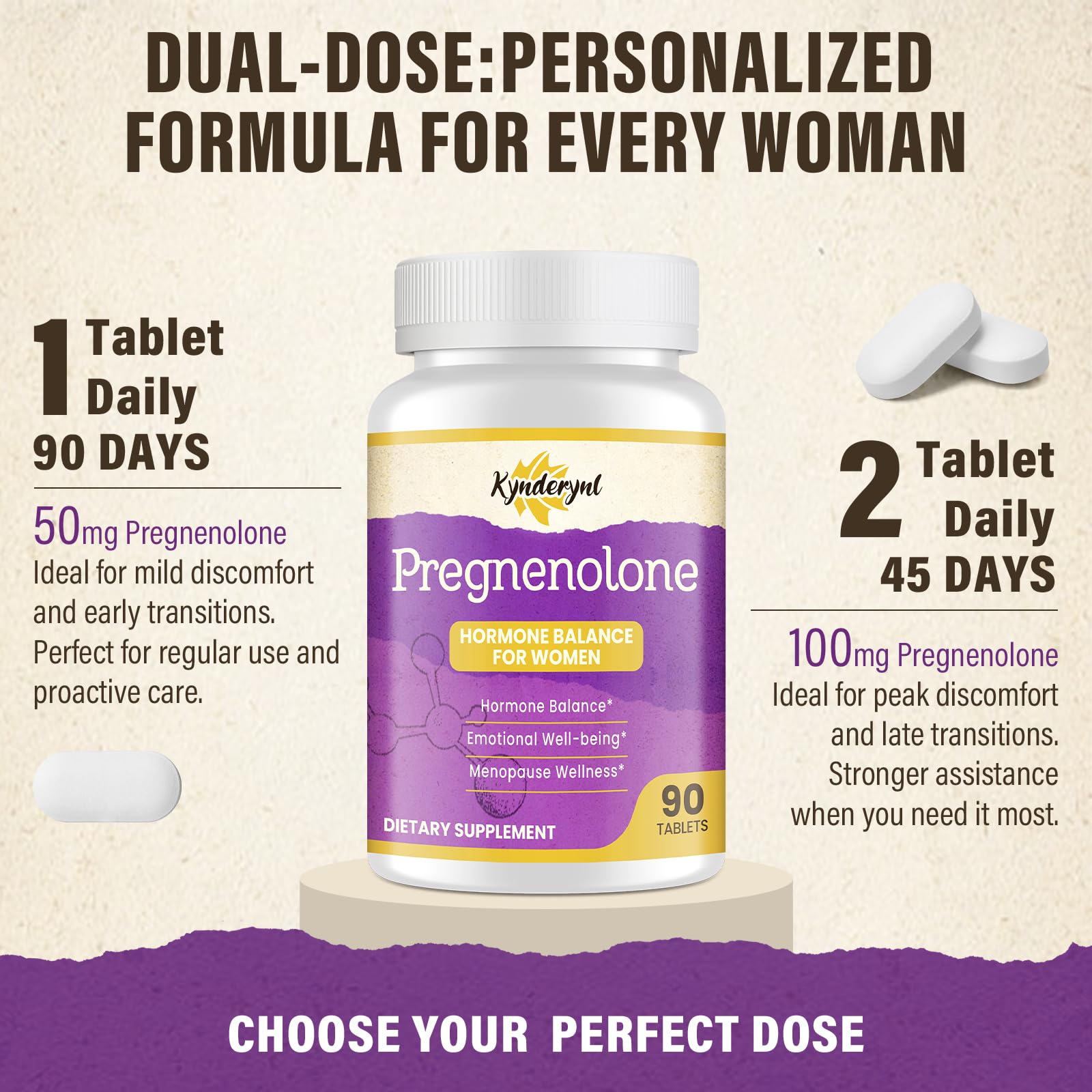 Kynderynl dosis dual para mujeres.