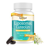Kynderynl Liposomal Luteolin, botella de 200 mg, apoyo a la memoria y claridad mental.