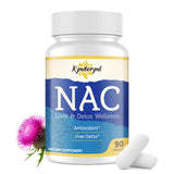 Kynderynl NAC: botella con dos cápsulas para apoyo diario de antioxidantes