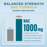 Kynderynl NAC con cardo mariano 150 mg para soporte antioxidante