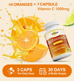Potente antioxidante 4 en 1 con Vitamina C, Bioflavonoides, Quercetina y Rutin.