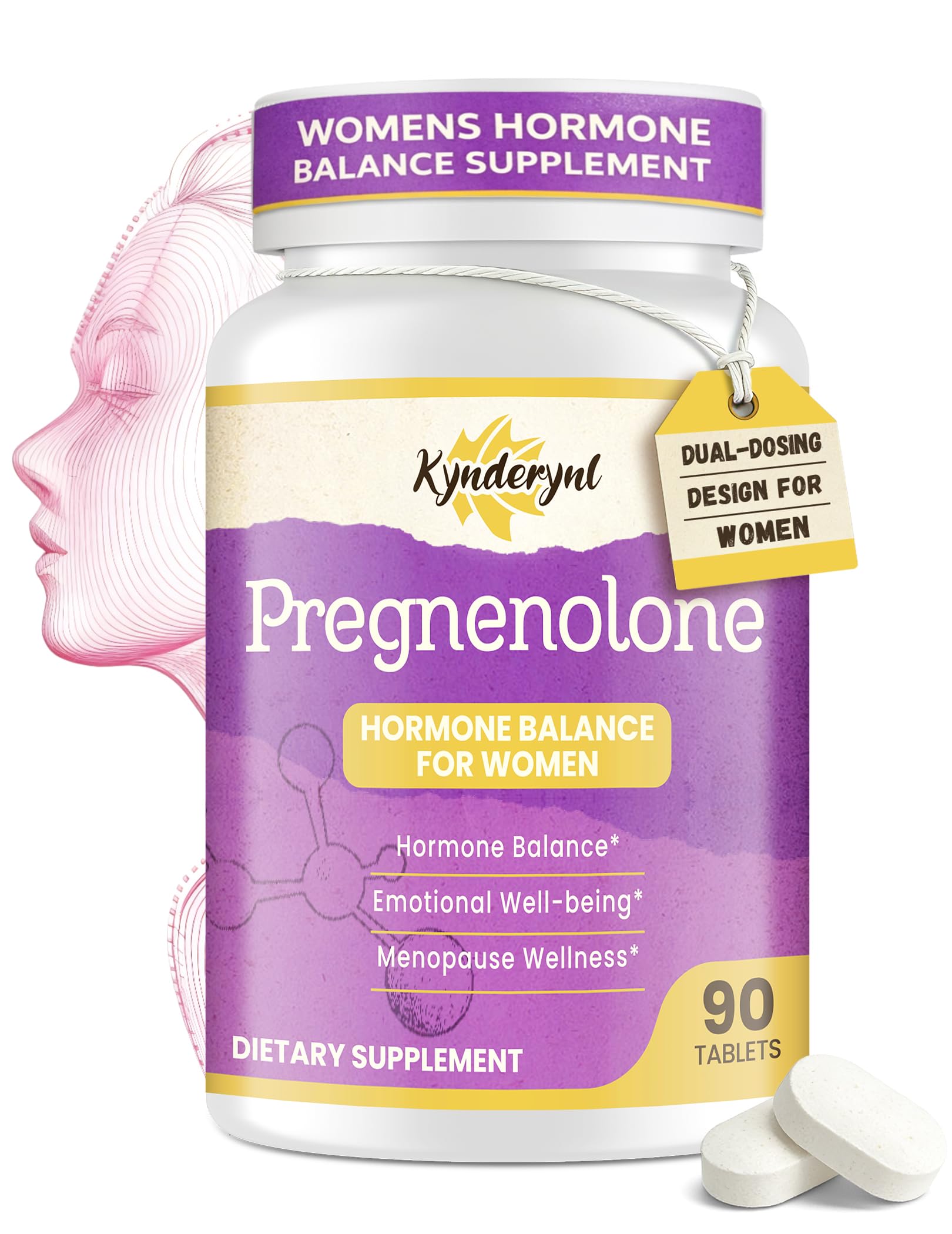 Kynderynl pregnenolona 50 mg en tabletas para dosis diaria precisa.