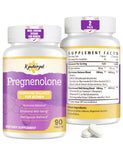 Kynderynl pregnenolona con ashwagandha, tabletas masticables para dosis dual y consumo cómodo.