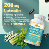 Kynderynl Liposomal Luteolin, tecnología de absorción para mayor claridad mental.