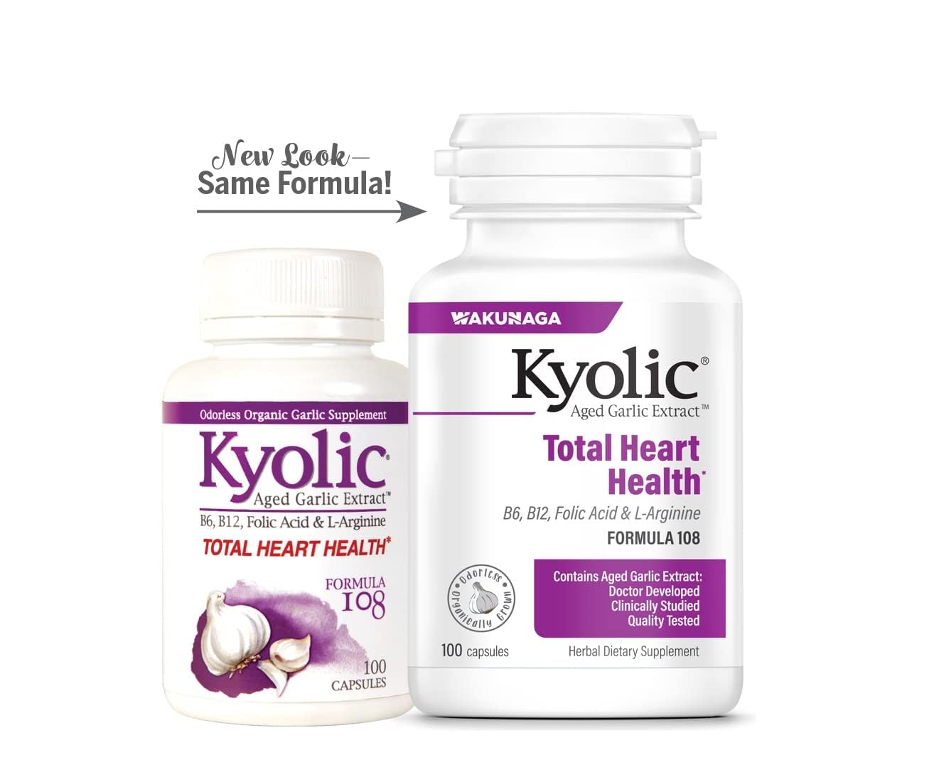 Kyolic 108 uso diario para apoyar el bienestar.