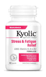 Kyolic Aged Garlic Extract Formula 101, botella vertida: posible apoyo al manejo del estrés diario.