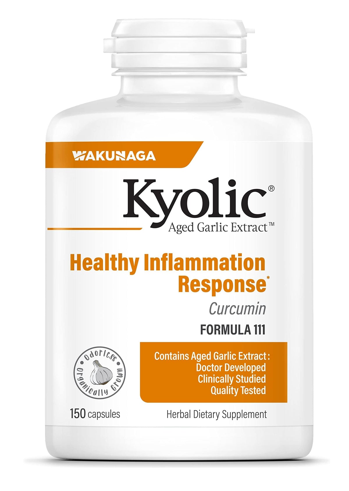 Kyolic Ajo Envejecido Formula 111 - botella, apoyo natural para bienestar general
