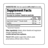 Ajo orgánico Kyolic de cultivo natural para apoyar la nutrición.