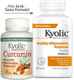 Uso diario de Kyolic Curcumin para bienestar general.
