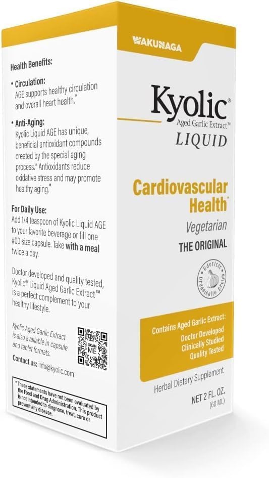 Kyolic: dosis en cuchara para mezclar con bebidas.