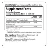 Etiqueta Kyolic Specialty para cerebro y claridad mental.
