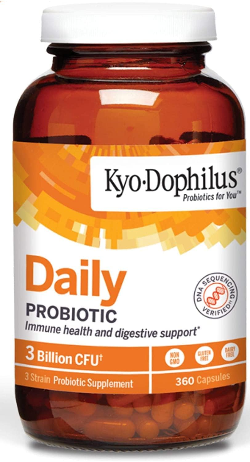Kyolic Kyo-Dophilus cápsulas diarias para apoyo digestivo e inmunitario