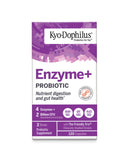 Kyolic Kyo-Dophilus Enzimas+ etiqueta frontal con beneficios digestivos.