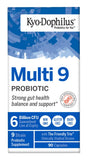 Kyolic Kyo-Dophilus Multi 9 Probiotic: cápsulas fáciles de tragar para uso diario.