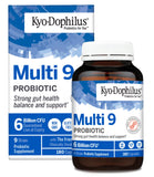 Kyolic Kyo-Dophilus Multi 9, promueve equilibrio intestinal.