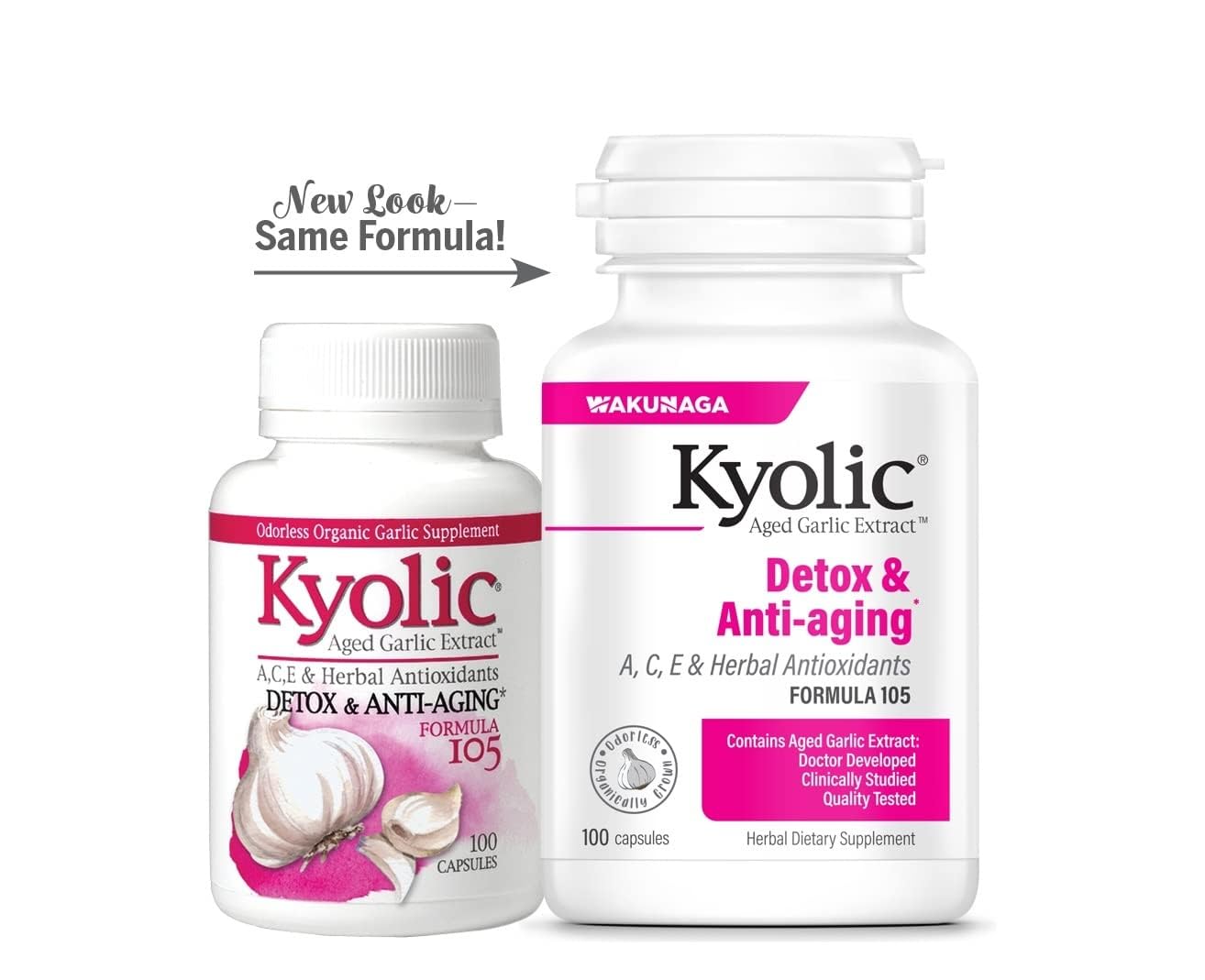Kyolic libre de sodio, levadura y lácteos, apto para diversas dietas.