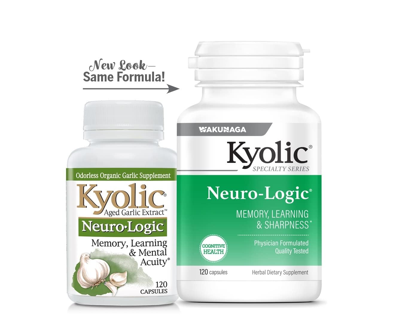 Kyolic Neuro-Logic caja de presentación visible para memoria y aprendizaje