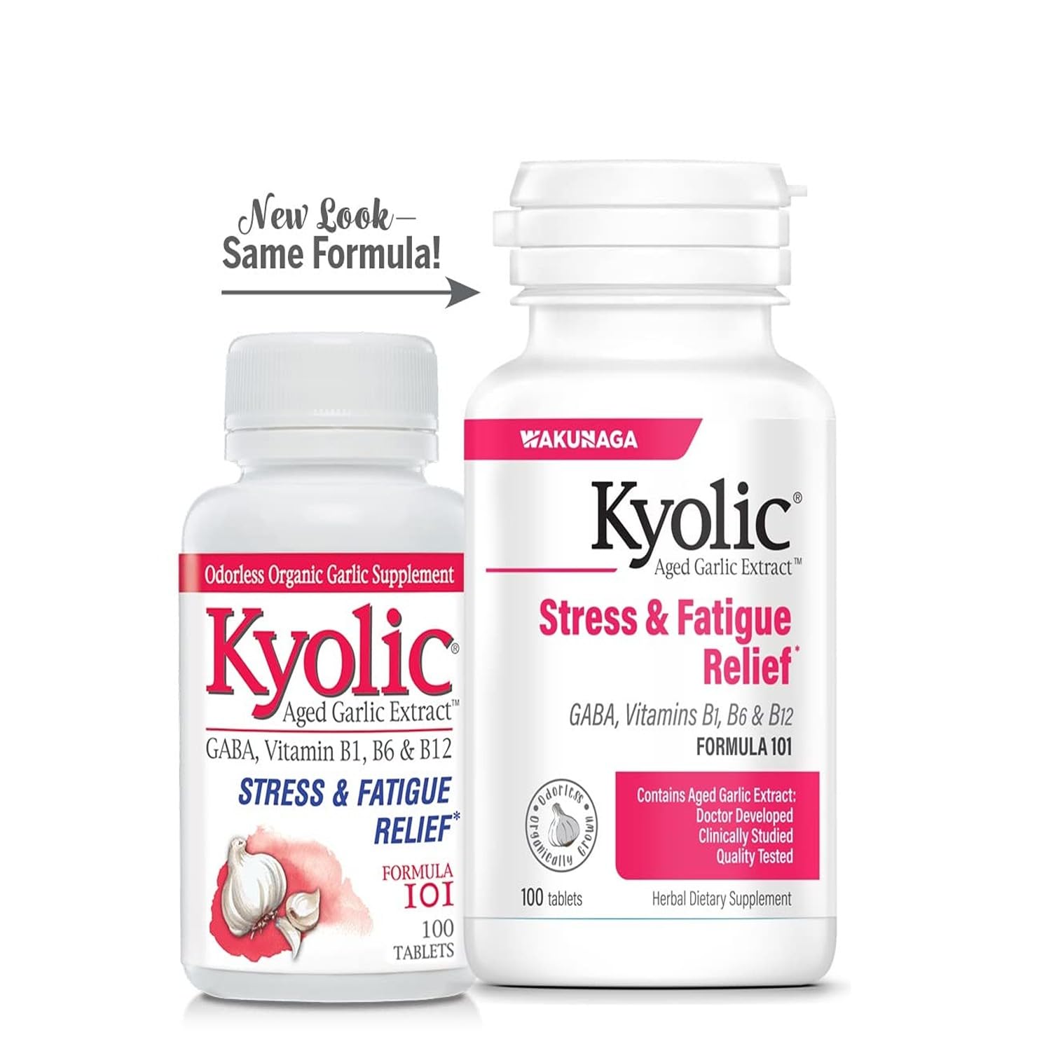 Kyolic Fórmula 101, toma diaria para energía y vida saludable.