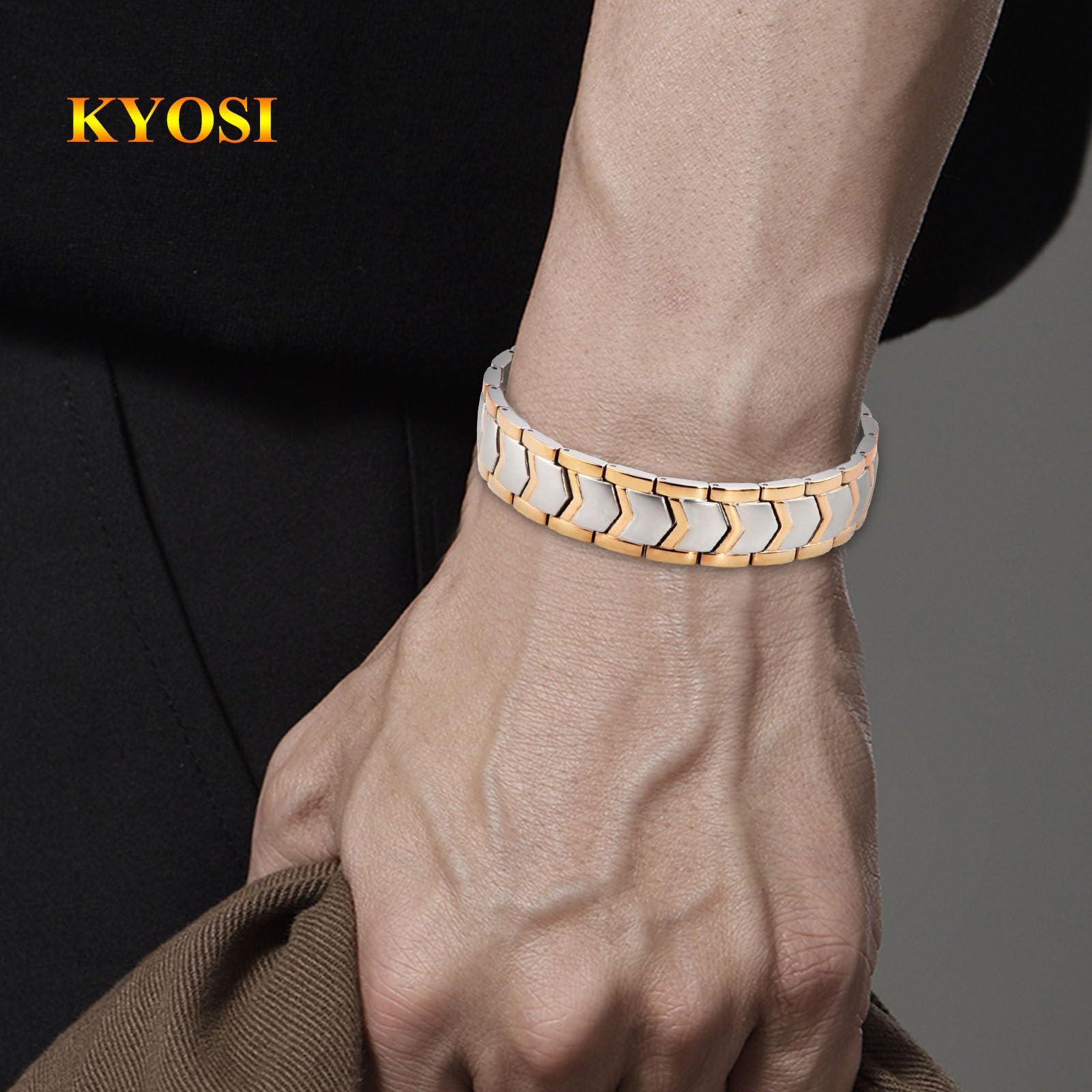KYOSI caja regalo elegante, perfecta para sorprender con una pulsera magnética.