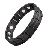 Pulsera magnética KYOSI de titanio con ajuste para uso diario cómodo