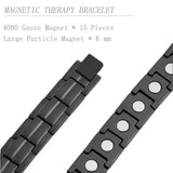 Pulsera magnética KYOSI de titanio ligera para muñeca activa